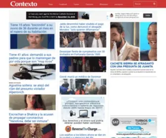 Contexto.com.ar(Contexto Tucumán noticias y actualidad) Screenshot