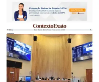 Contextoexato.com.br(O Portal de Not) Screenshot