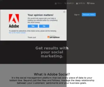 Contextoptional.com(Adobe Social) Screenshot