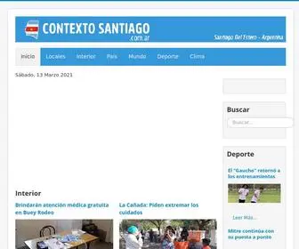 Contextosantiago.com.ar(Portal de noticias de la provincia de Santiago del Estero) Screenshot