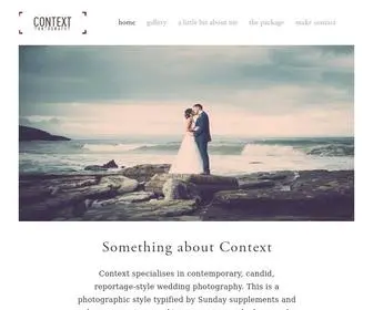 Contextphotography.com(Context Wedding Photography) Screenshot