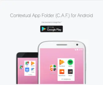 Contextualappfolder.com(Contextual App Folder for Android) Screenshot