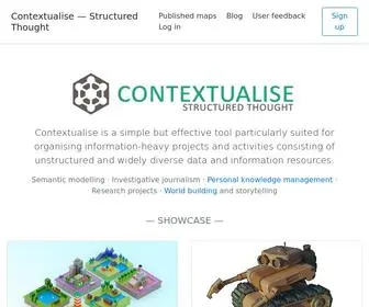 Contextualise.dev(Structured Thought) Screenshot