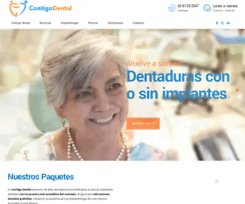 Contigodental.com(Contigo Dental) Screenshot