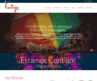 Contigofund.org(Bring communities together) Screenshot