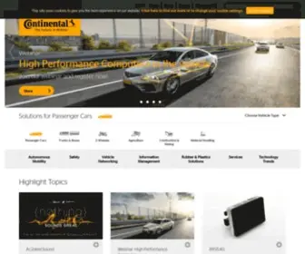 Continental-Automotive.com(Continental Automotive) Screenshot