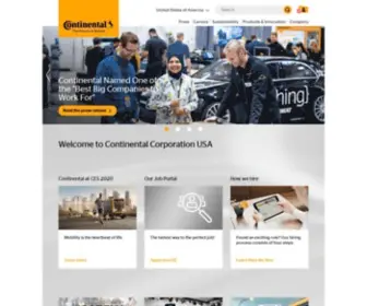 Continental-Corporation.com(Our Goal: Healthy Mobility) Screenshot