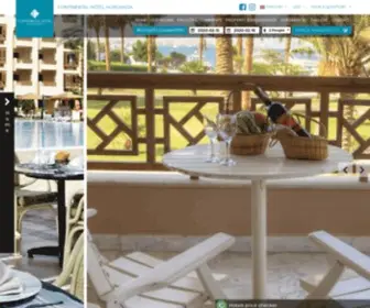 Continental-Hurghada.com(Continental Hotel Hurghada) Screenshot