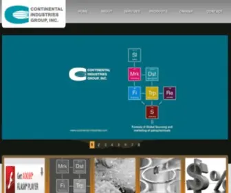 Continental-Industries.com(Continental Industries Group) Screenshot