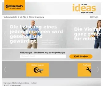 Continental-Jobs.de(Job openings) Screenshot