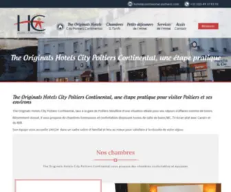 Continental-Poitiers.com(HÔTELS) Screenshot