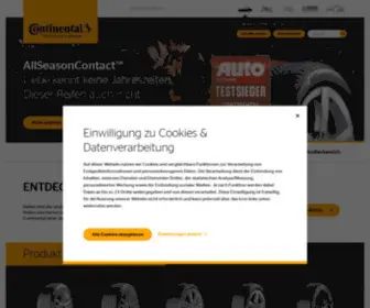 Continental-Reifen.de(Unser Ziel) Screenshot