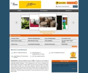 Continental-Smoking-Pipes.com(Leaf Enterprise) Screenshot