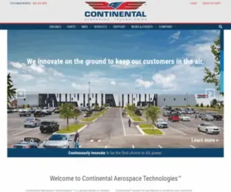 Continental.aero(Continental Motors) Screenshot