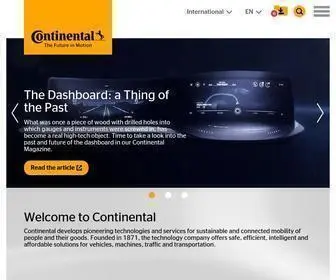 Continental.com(Our Goal: Healthy Mobility) Screenshot