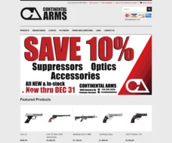 Continentalarms.com(Continental Arms) Screenshot