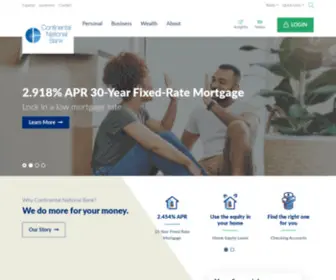 Continentalbank.co(Continental National Bank) Screenshot