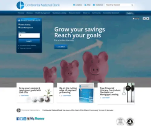 Continentalbank.com(Continentalbank) Screenshot