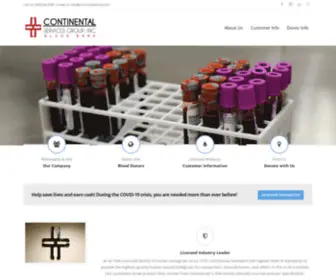 Continentalblood.com(CONTINENTALBLOOD) Screenshot