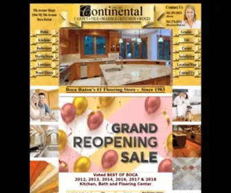 Continentalboca.com(Continental Boca) Screenshot