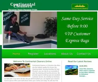 Continentalcleaners.org(Continental Cleaners) Screenshot