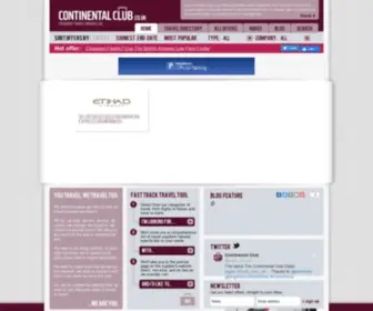 Continentalclub.co.uk(Continental Club) Screenshot