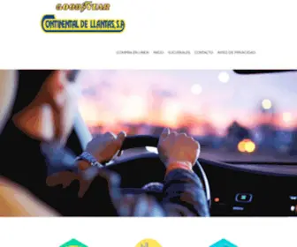 Continentaldellantas.com(Continental de Llantas) Screenshot