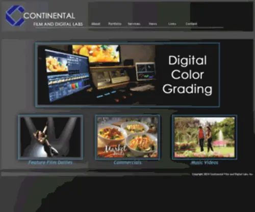 Continentalfilmlab.com(Continental Film & Digital Labs) Screenshot