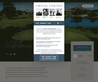 Continentalgc.com(Scottsdale, AZ Golf Course) Screenshot