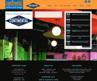 Continentalpoollounge.com(Continental Pool Lounge) Screenshot