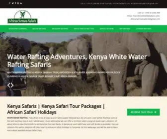 Continentalsafaris.com(African Safari Holidays) Screenshot