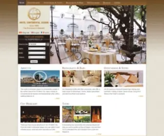 Continentalsaigon.com(The Hotel Continental Saigon) Screenshot