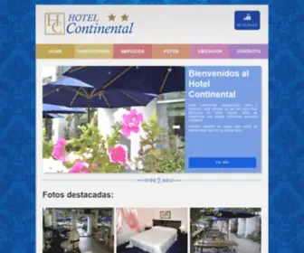 Continentalsalta.com(Bienvenidos a Hotel Continental) Screenshot