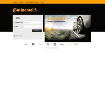 Continentalsanalpos.com(Otomotiv Lastikleri Tevzi A.Ş) Screenshot