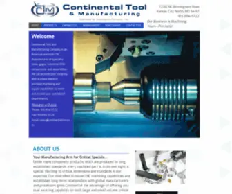 Continentaltool.com(Continental Tool & Mfg) Screenshot