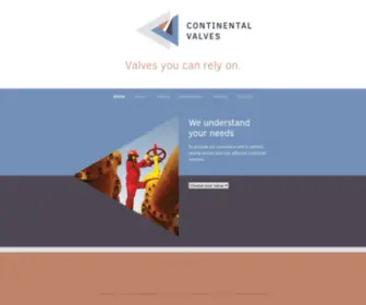 Continentalvalves.com(Continental Valves) Screenshot