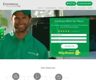 Continentalvan.com(Continental Van Lines) Screenshot