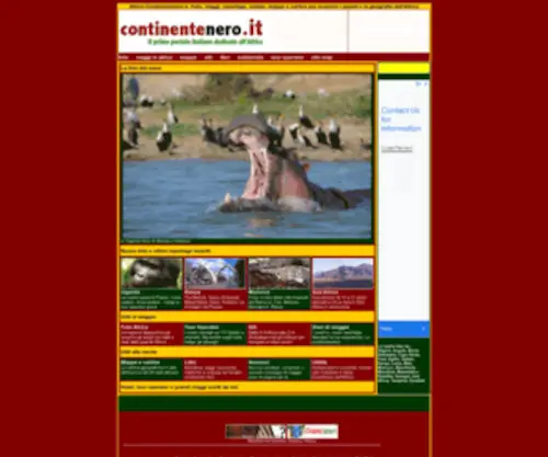 Continentenero.it(Viaggi foto tour operator) Screenshot