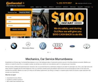 Continorth.com.au(Car Service) Screenshot