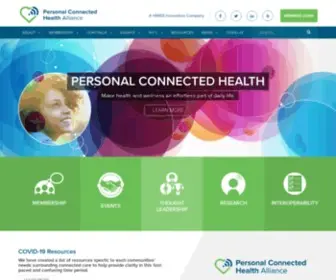 Continuaalliance.org(Personal Connected Health Alliance) Screenshot