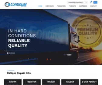 Continual.com.tr(Continual Caliper Repair Kits for Knorr) Screenshot