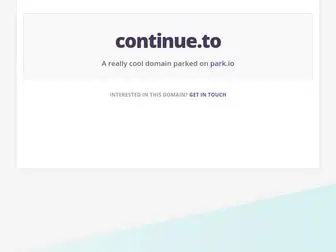 Continue.to(A really cool domain parked on) Screenshot