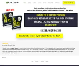 Continuefit.com(Strength Coach & Fitness Professionals Business Education) Screenshot