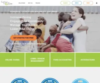 Continuetogive.com(Make Giving Easy With Options Like Text) Screenshot