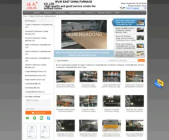 Continuouscasting-Machine.com(Quality Copper Continuous Casting Machine & Horizontal Continuous Casting Machine factory from China) Screenshot