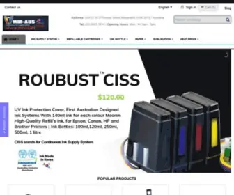 Continuousinksupplysystem.com.au(CISS Continuous Ink Supply Systems ink system for extensive inkjet printer brands) Screenshot