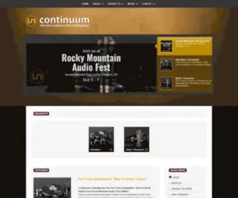 Continuumaudiolabs.com(Continuum Audio Labs) Screenshot