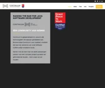 Continuum.be(Software Craftsmanship) Screenshot