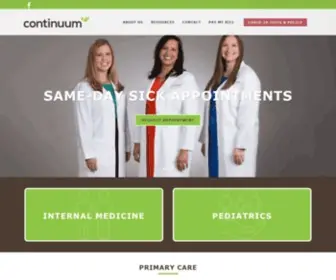 Continuumtx.com(Continuum) Screenshot