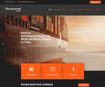 Contiserca.com(Continental Services & Carrier) Screenshot